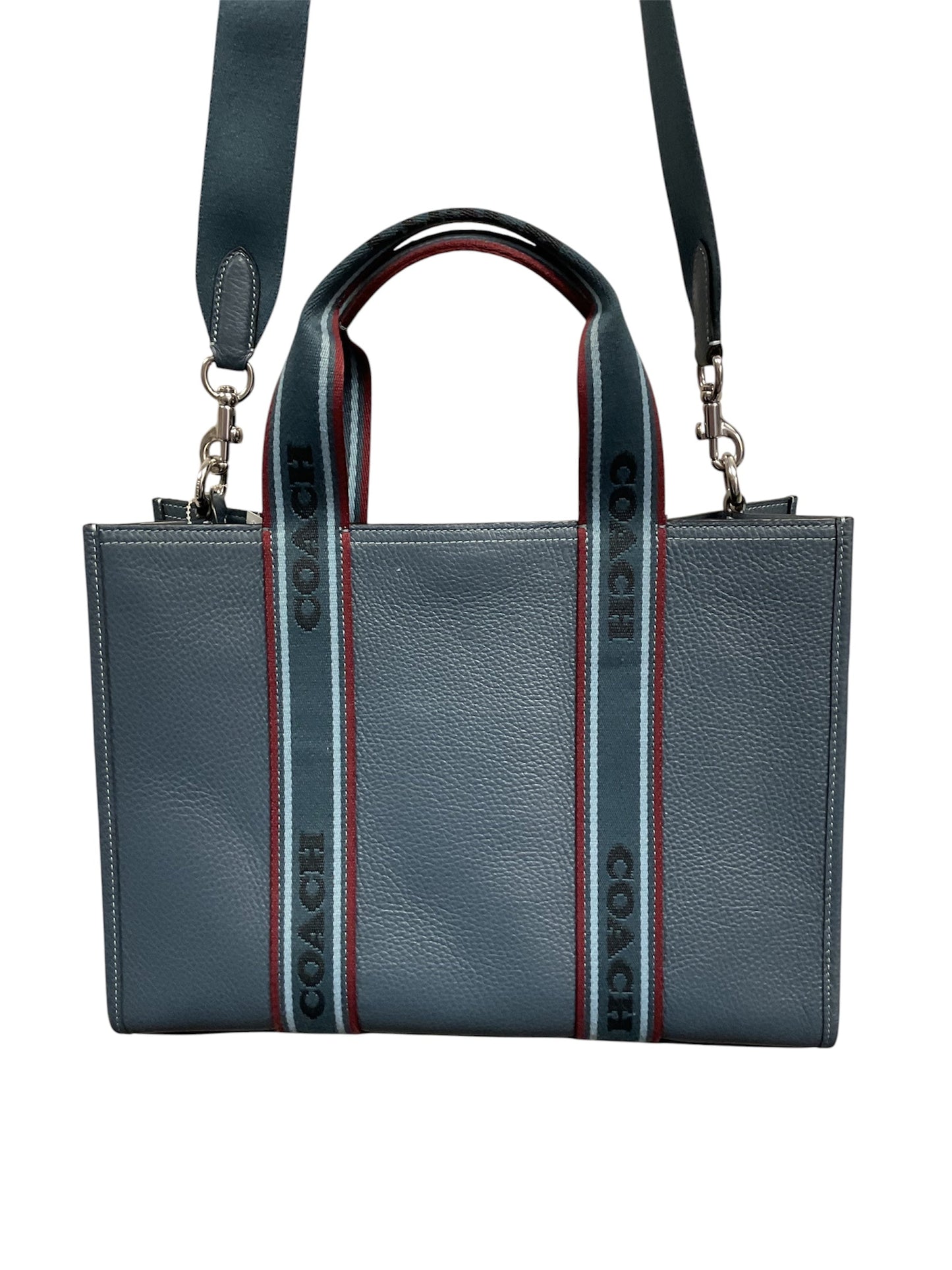 Handbag Designer By Coach In Blue, Size:Medium