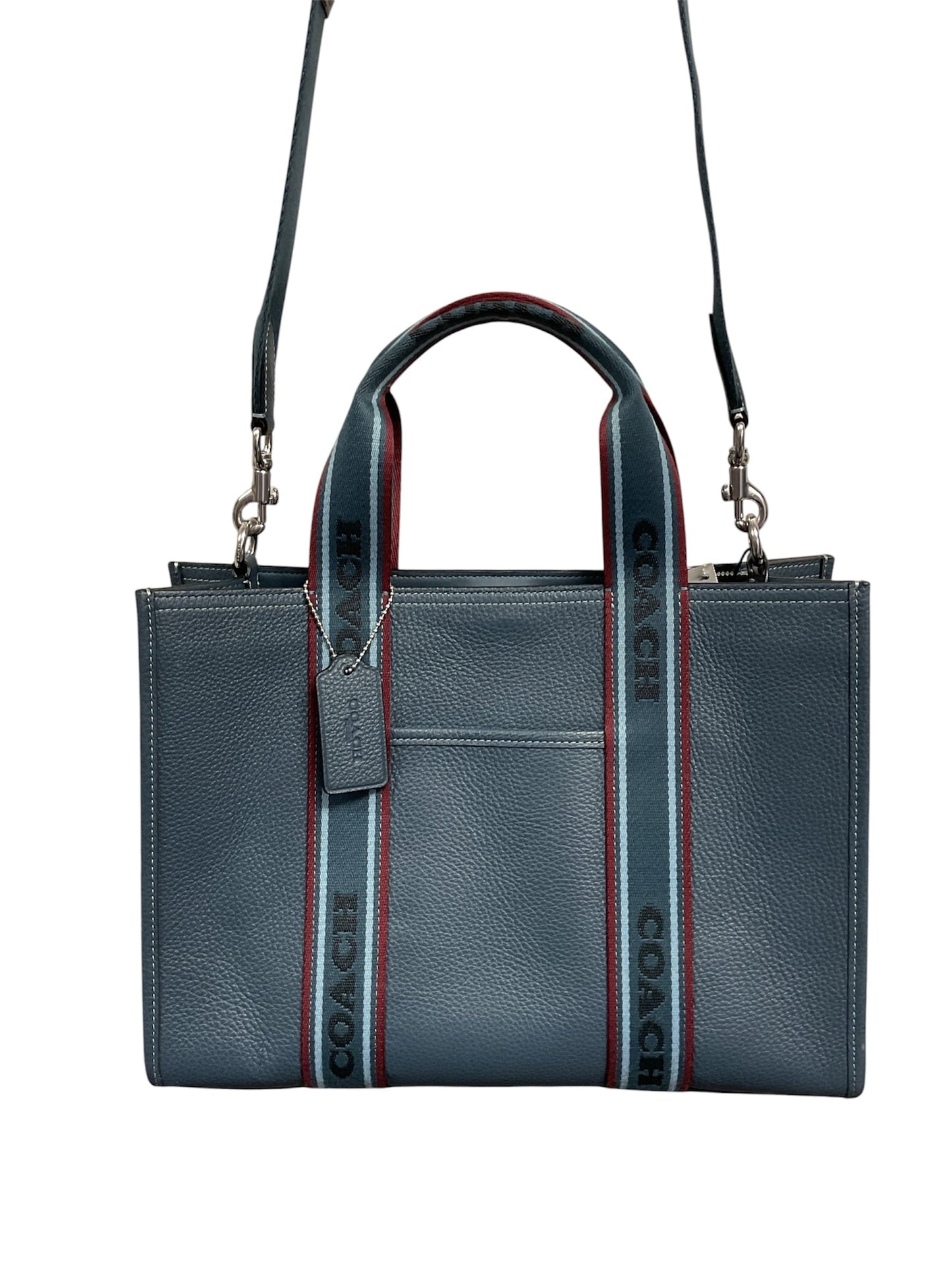Handbag Designer By Coach In Blue, Size:Medium