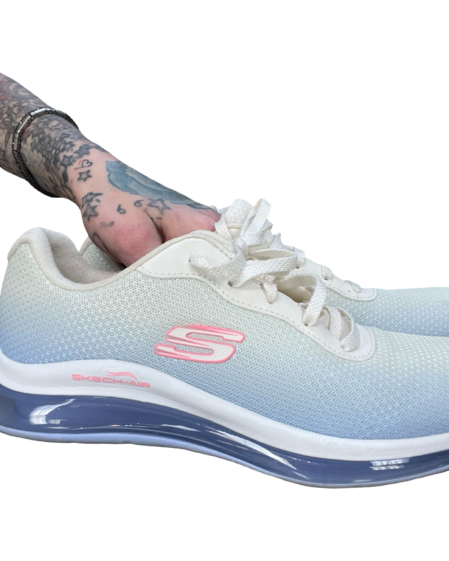 Shoes Sneakers By Skechers In Blue & White, Size:7.5