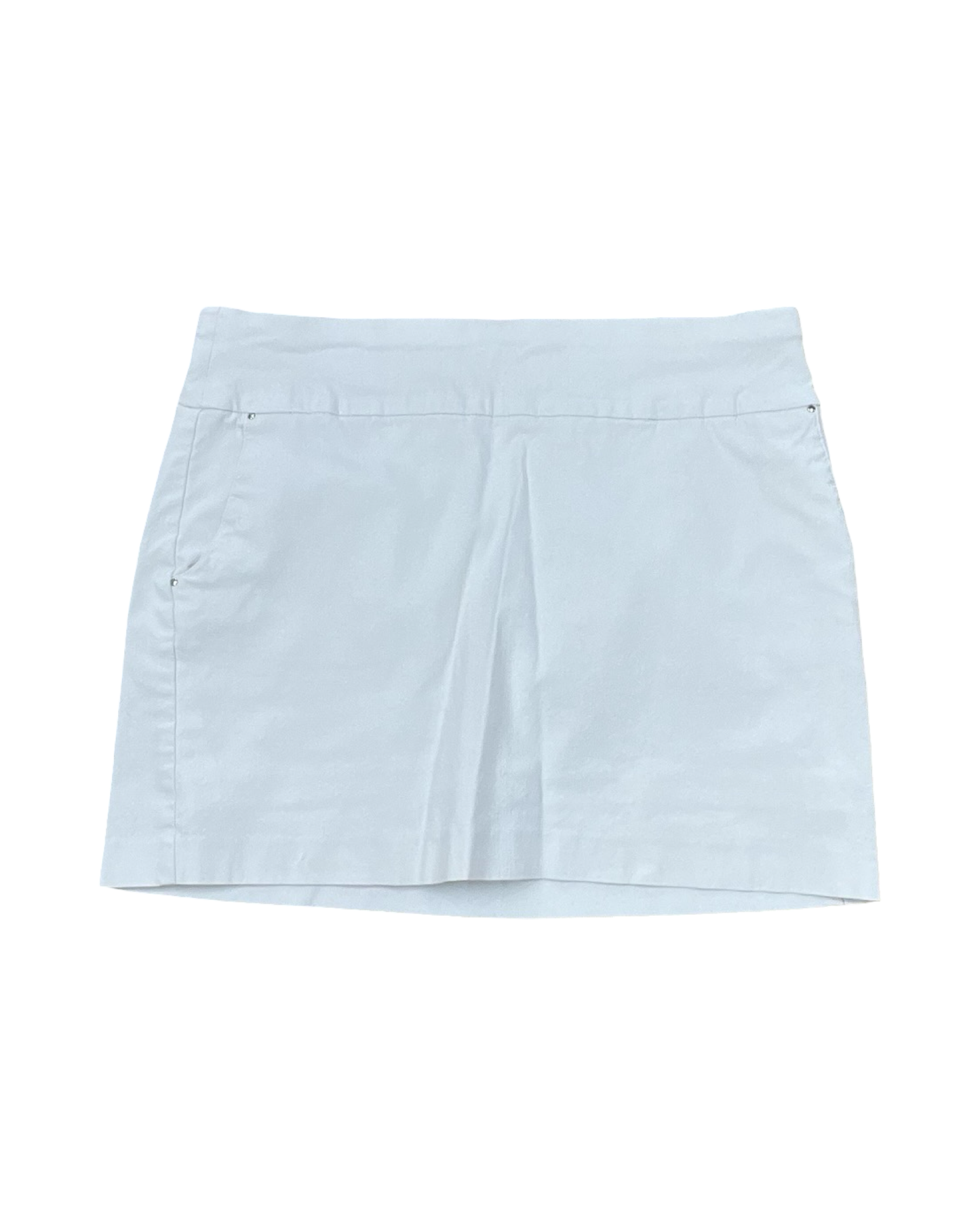 Skort By Coral Bay In White, Size:M