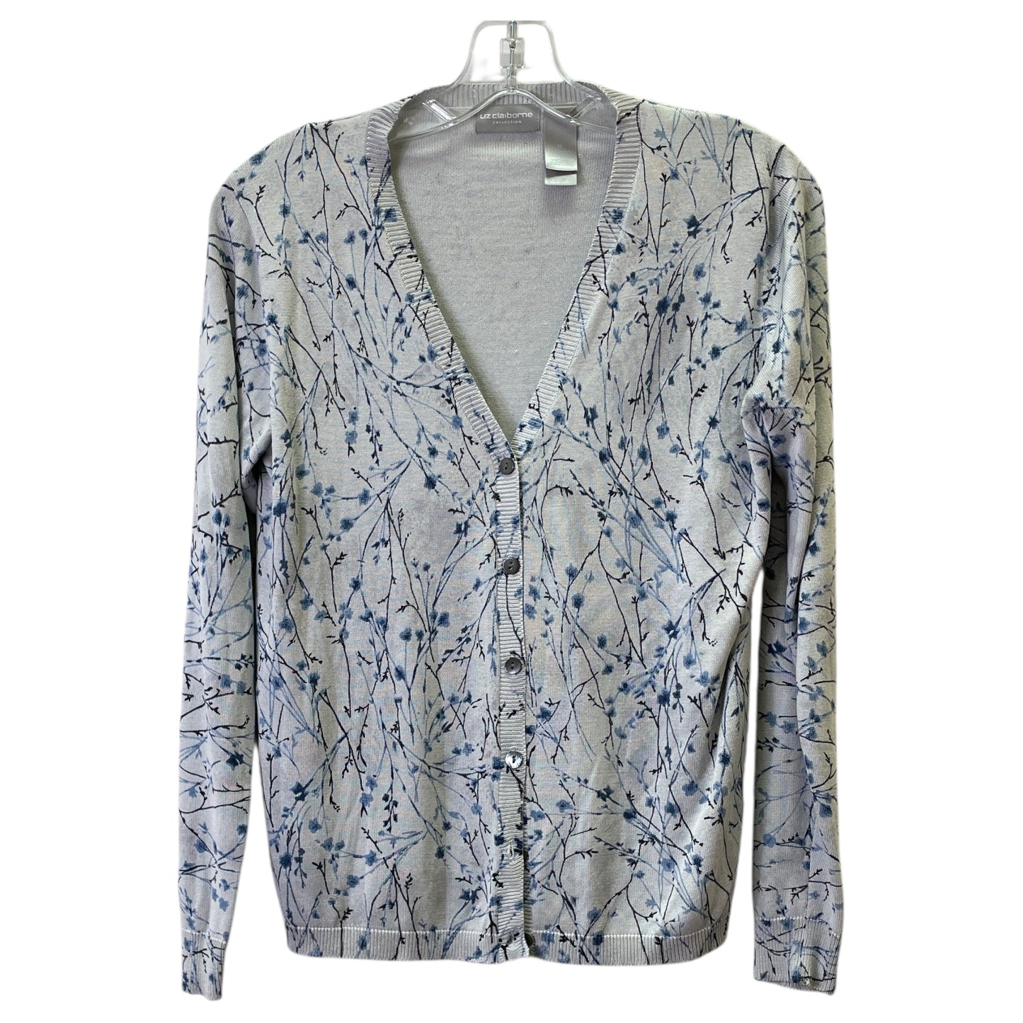 Sweater By Liz Claiborne In Blue, Size:M