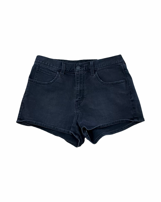 Shorts By Levis In Black Denim, Size:10