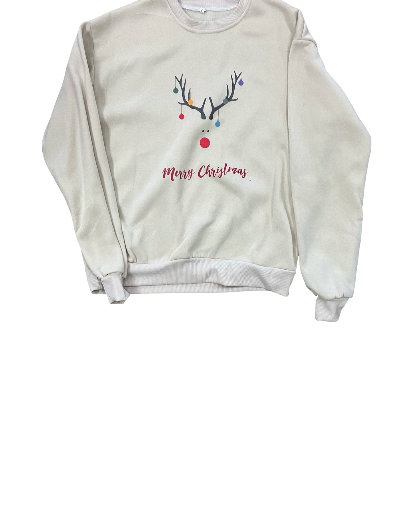 Sweatshirt Crewneck By Clothes Mentor In Tan, Size:L