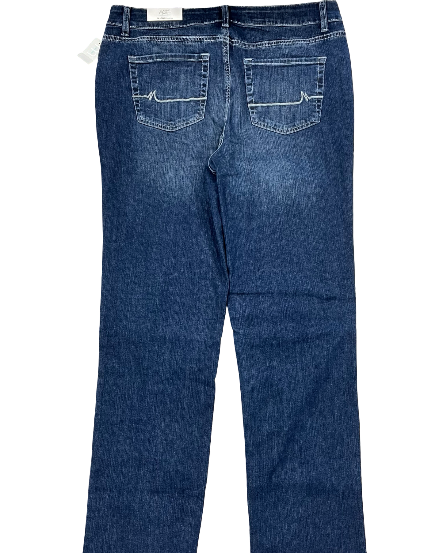 Jeans Straight By Maurices In Blue Denim, Size:16