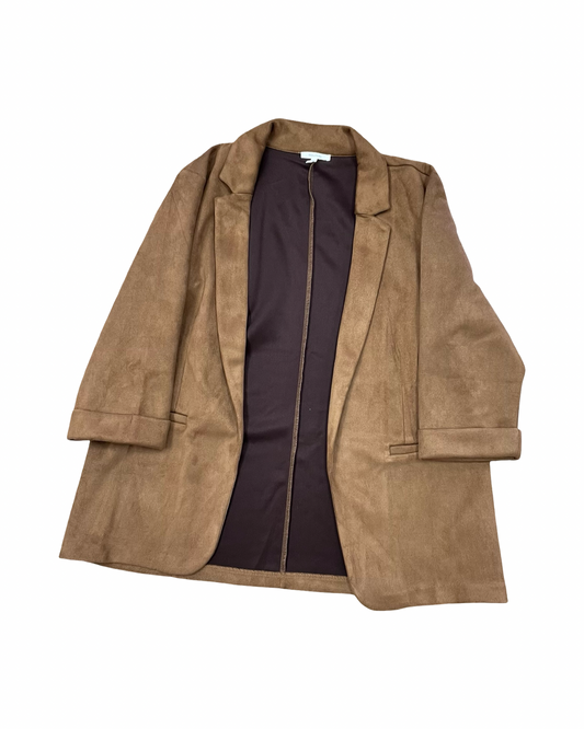 Blazer By Maurices In Brown, Size:L