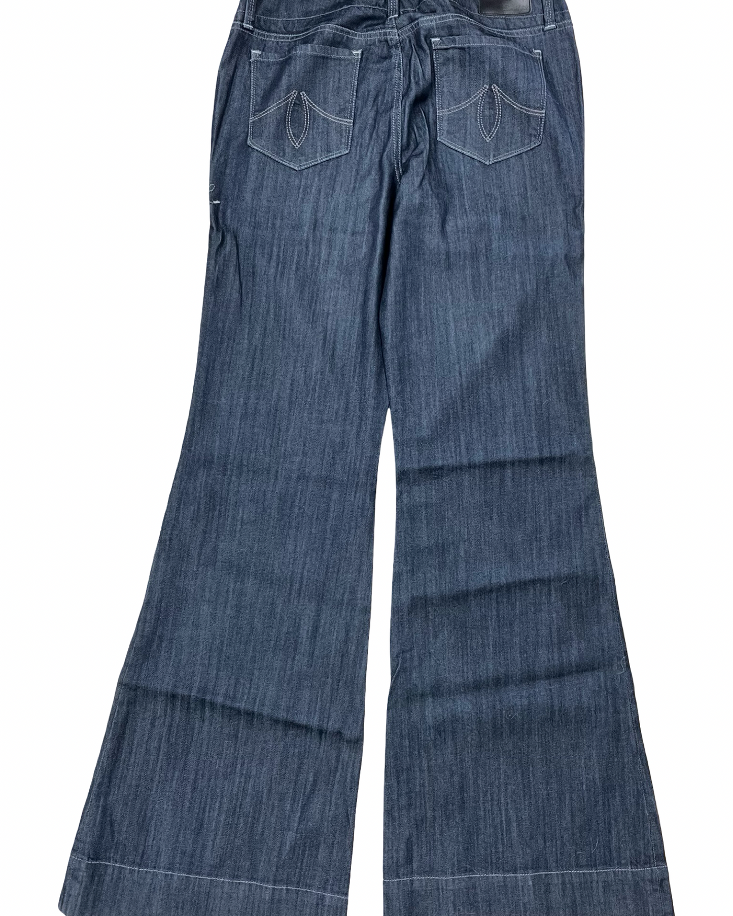 Jeans Wide Leg By Level 99 In Blue Denim, Size:8