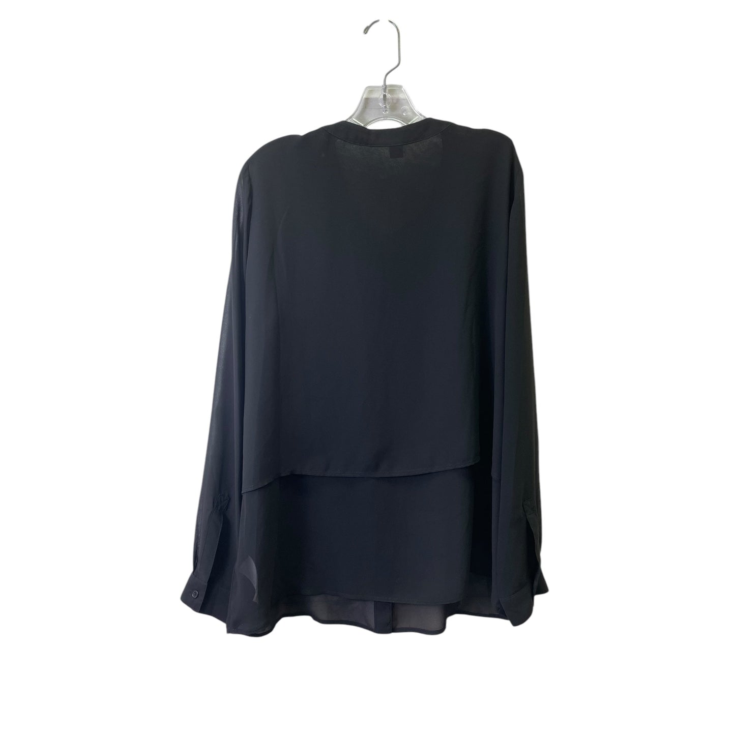 Top Ls Designer By Michael Kors In Black, Size:L