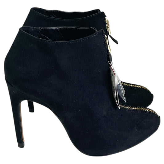 BOOTS ANKLE HEELS by ZARA BASIC in BLACK, Size:6.5