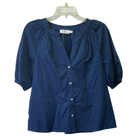 Top Ss By Vineyard Vines In Navy, Size:S