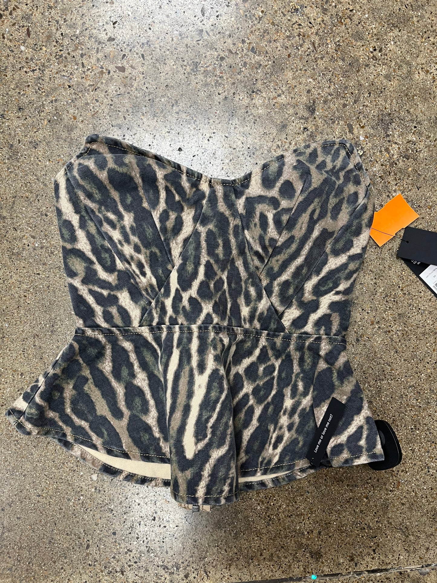 Top Sleeveless By Afrm In Animal Print, Size:Xs
