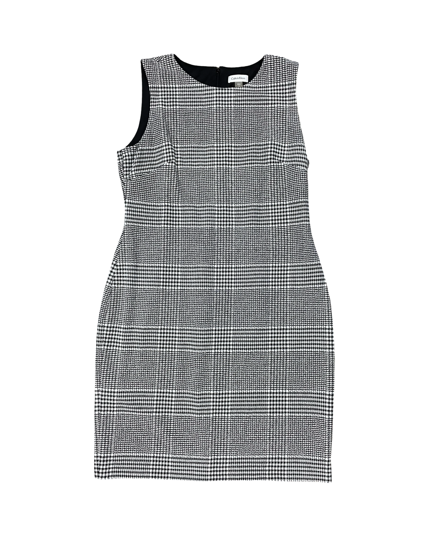 Dress Work By Calvin Klein In Black & White, Size:L