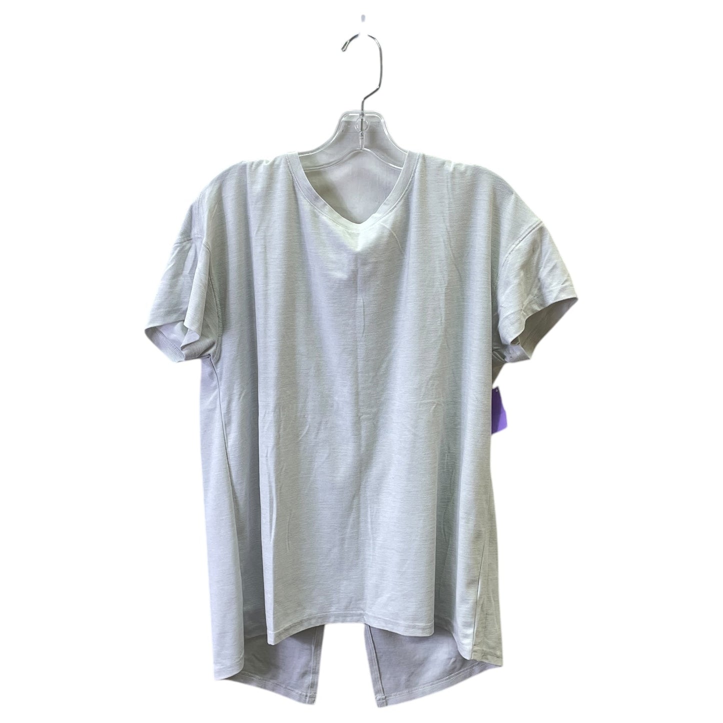 Top 3/4 Sleeve By Old Navy In Grey, Size:L