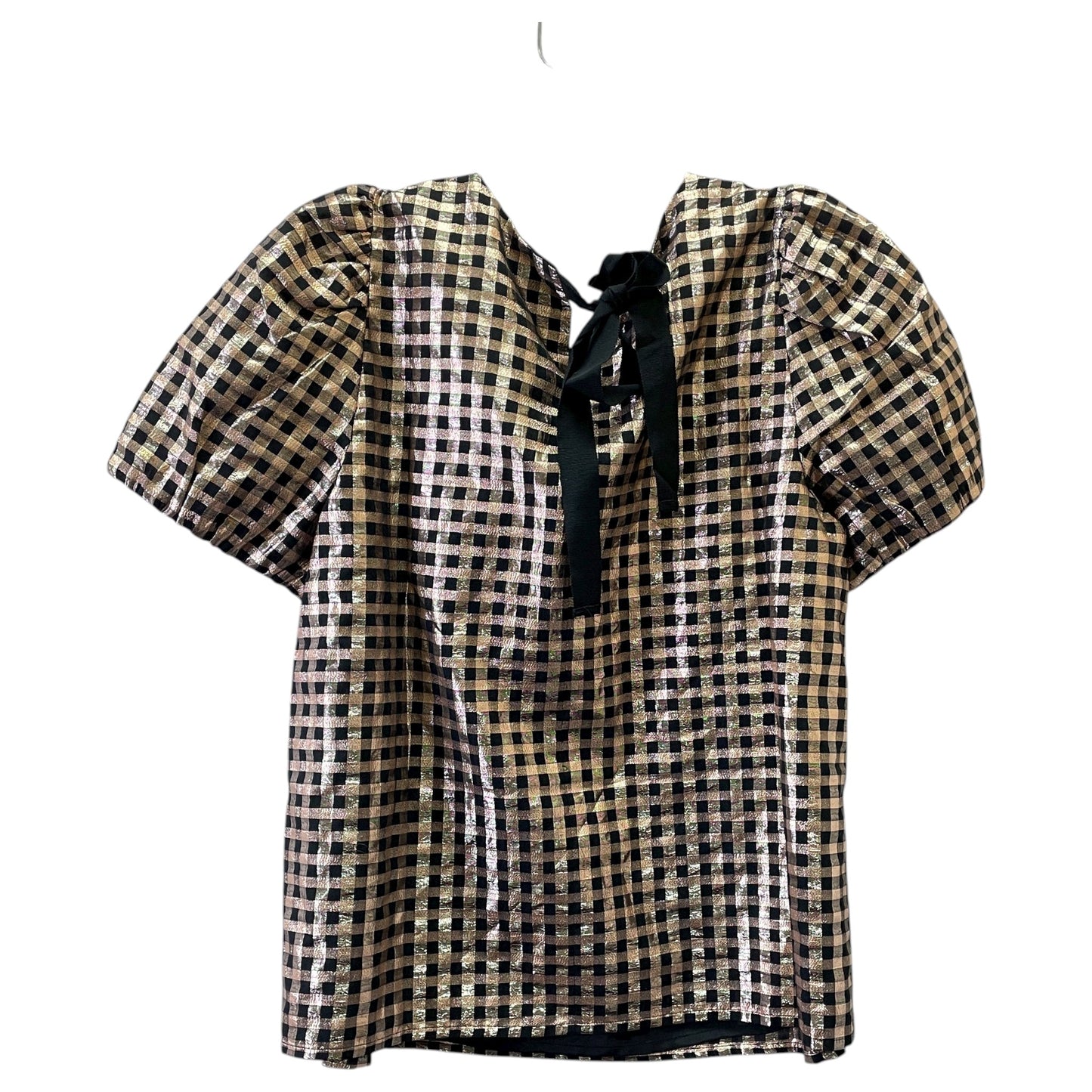 Top Ss Basic By J. Crew In Gold, Size:M