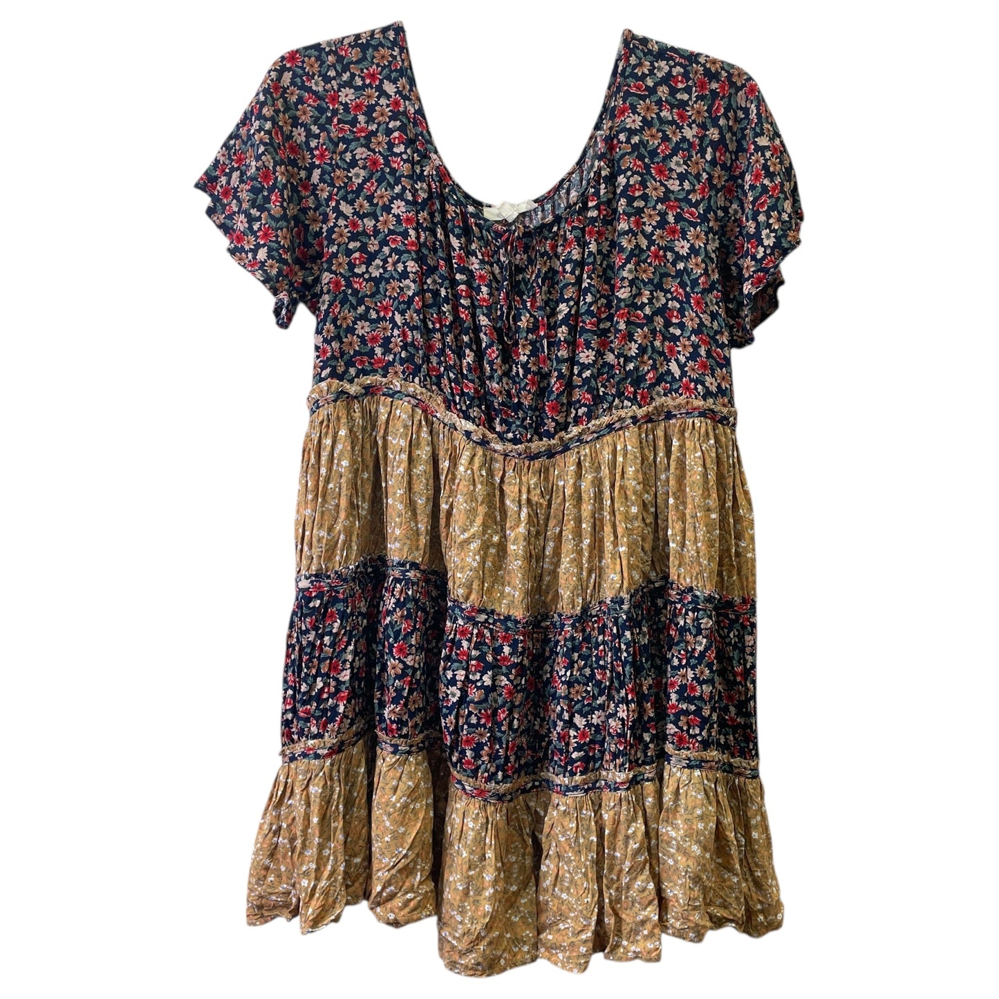 Top Ss By Easel In Floral Print, Size:M