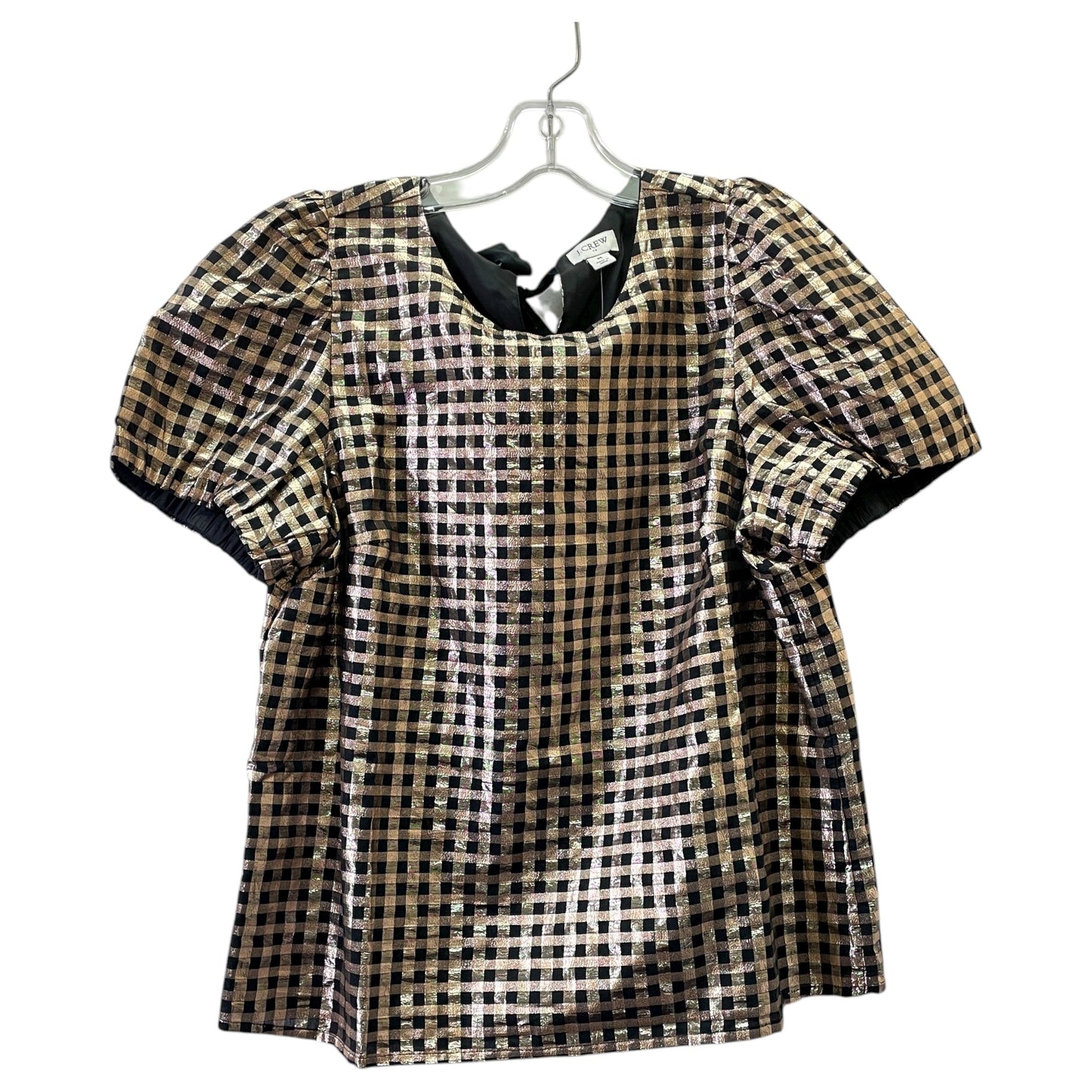 Top Ss Basic By J. Crew In Gold, Size:M