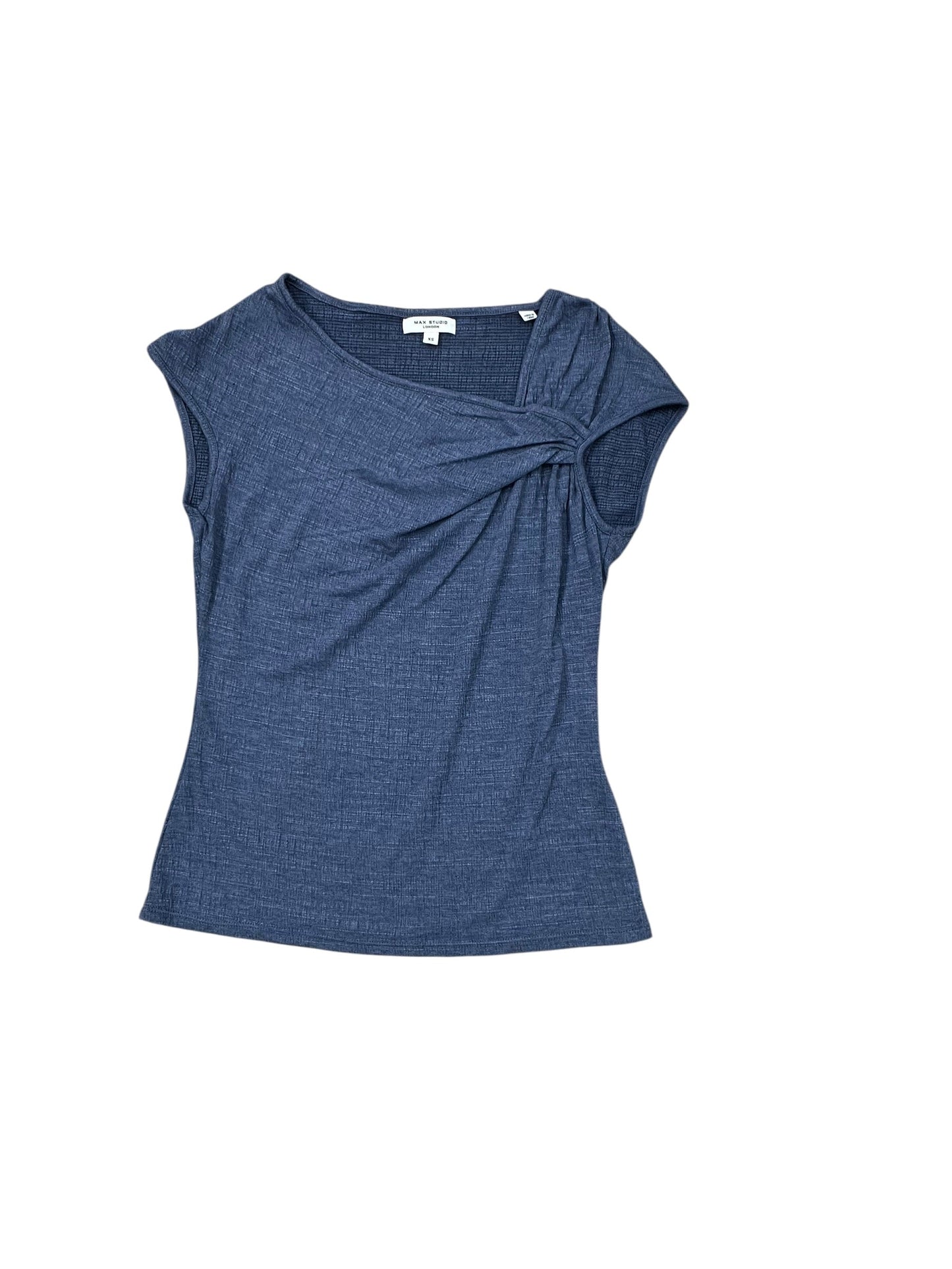 Top Sleeveless By Max Studio In Blue, Size:Xs