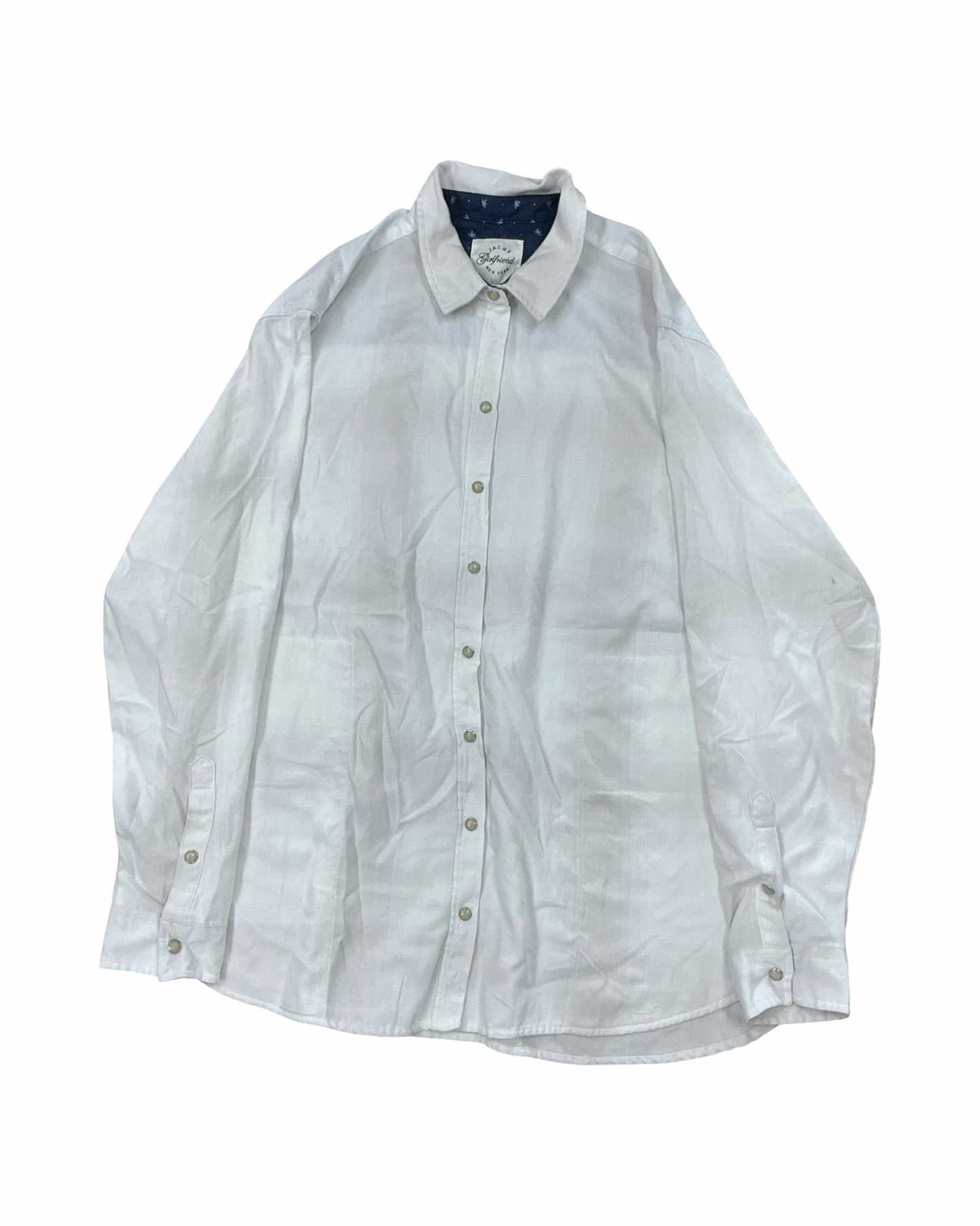 Top Ls By Jachs Girlfirend In White, Size:Xl