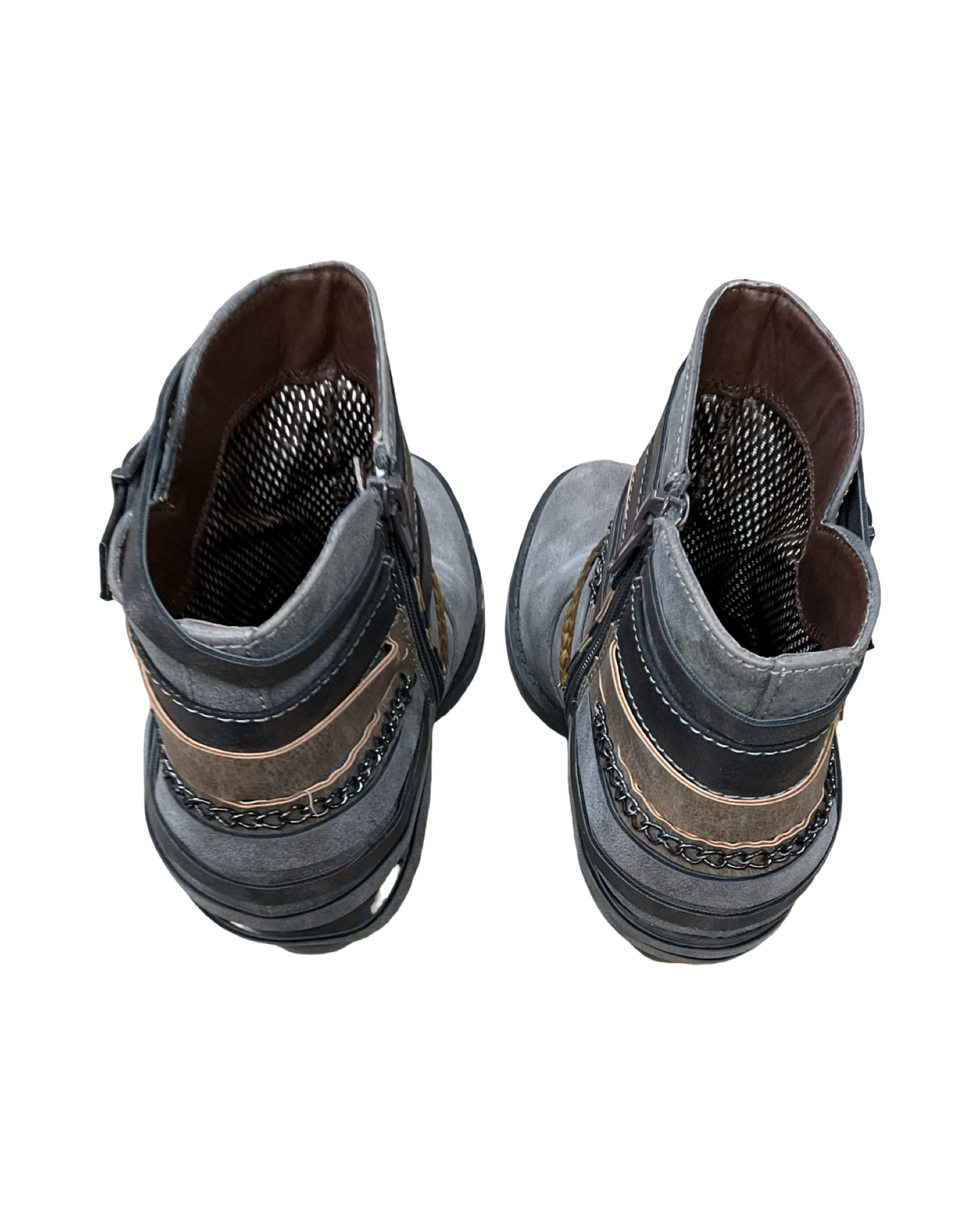 Boots Ankle Heels By Jelly Pop In Brown, Size:8