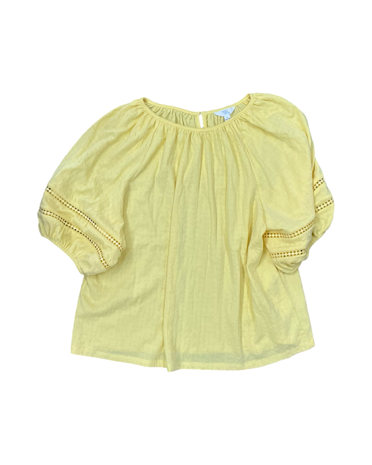 Top Ss By Time And Tru In Yellow, Size:L