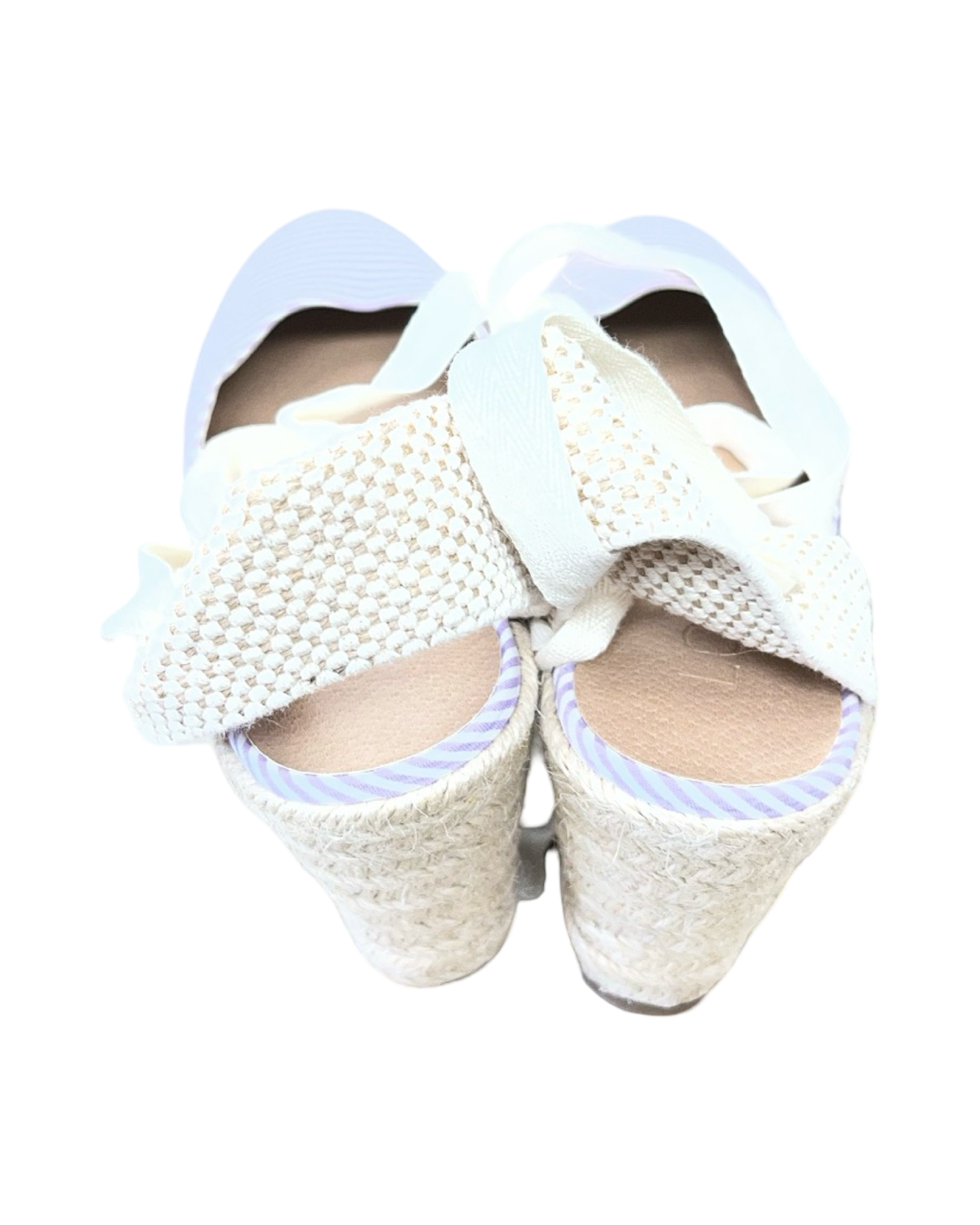 Shoes Heels Wedge By Loft In Purple, Size:6.5