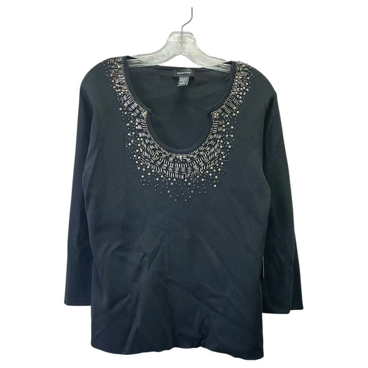 Sweater By Spense In Black, Size:Xl