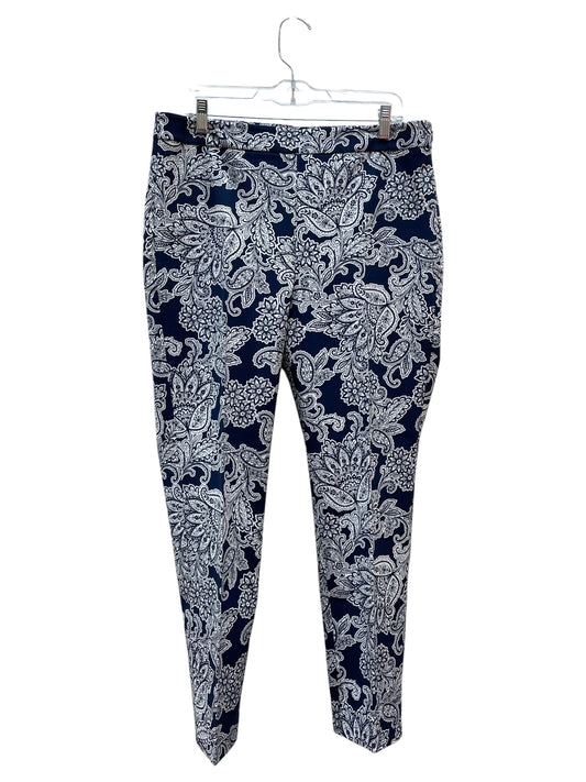 Pants Cropped By Talbots In Paisley Print, Size:12
