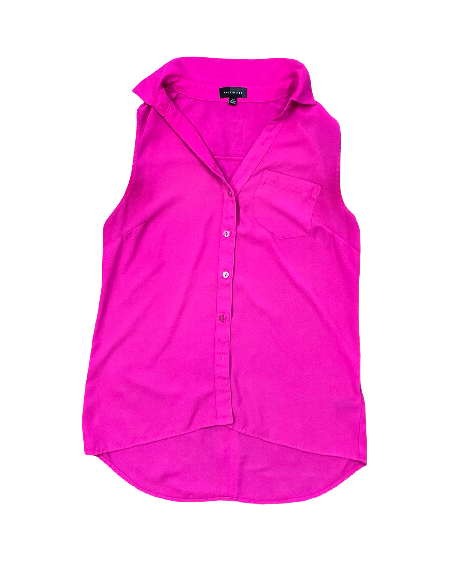 Top Sleeveless By Limited In Pink, Size:Xs
