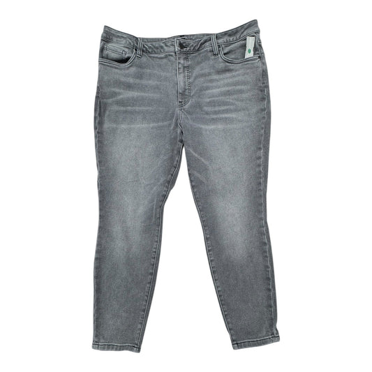 Jeans Skinny By Kut In Grey Denim, Size:20