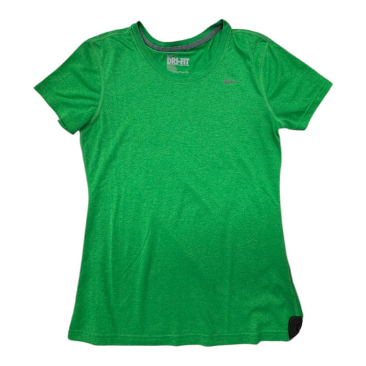 Athletic Top Ss By Nike In Green, Size:S
