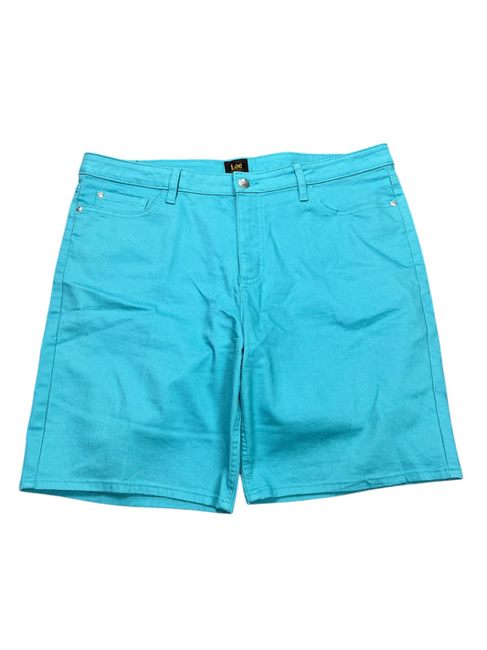 Shorts By Lee In Blue Denim, Size:2X