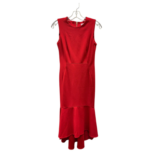 Dress Casual Maxi By Calvin Klein In Red, Size:2
