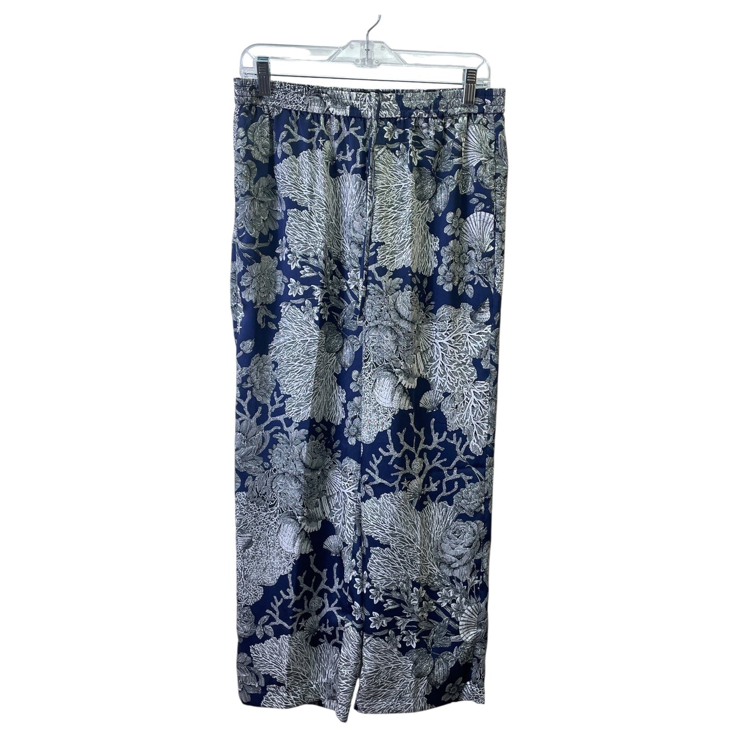 Pants Dress By J. Crew In Blue & White, Size:4