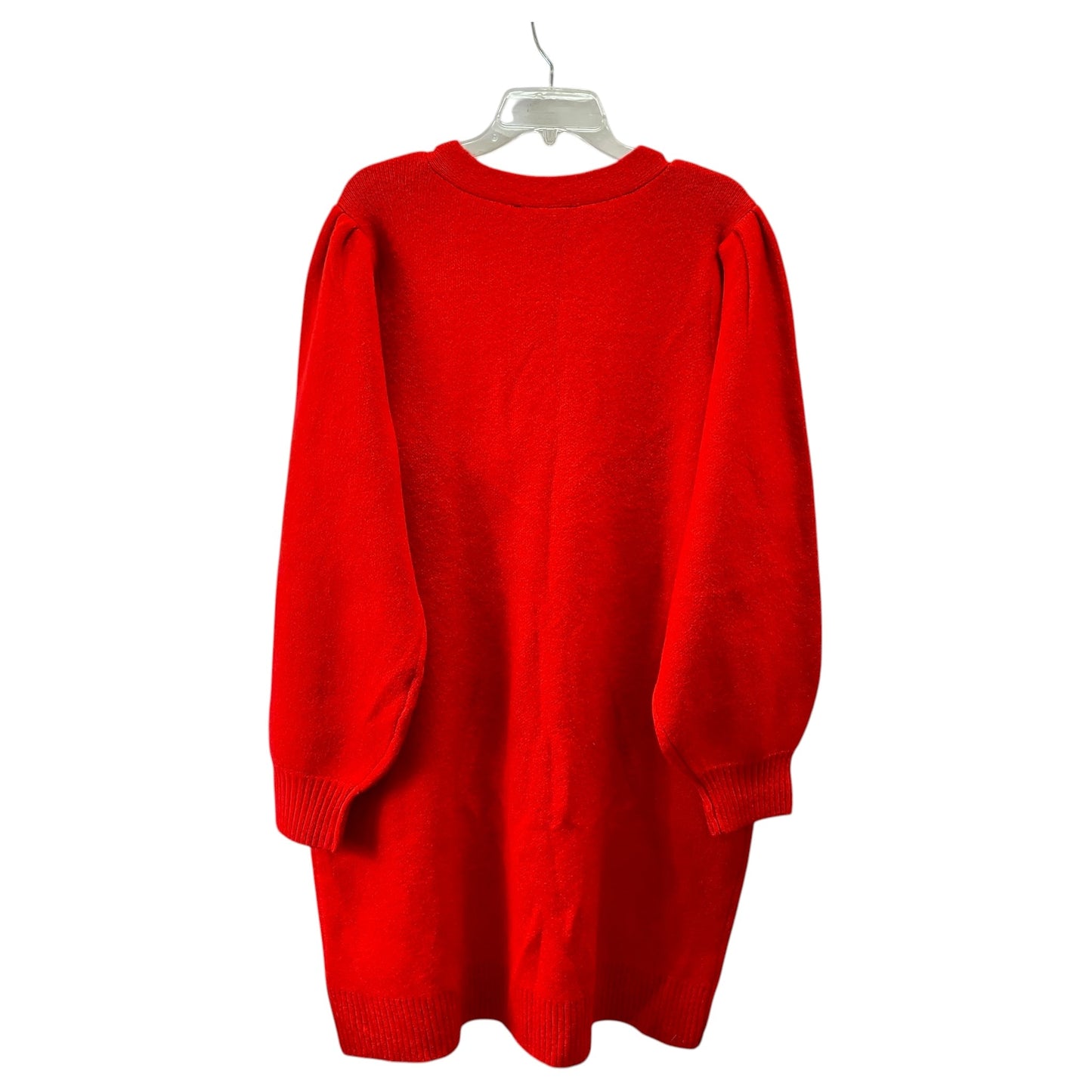 Dress Sweater By Eloquii In Red, Size:1X