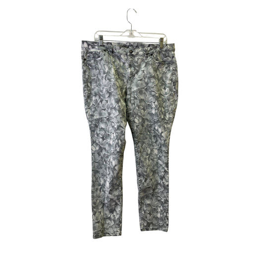 Jeans Designer By Michael Kors In Grey, Size:14