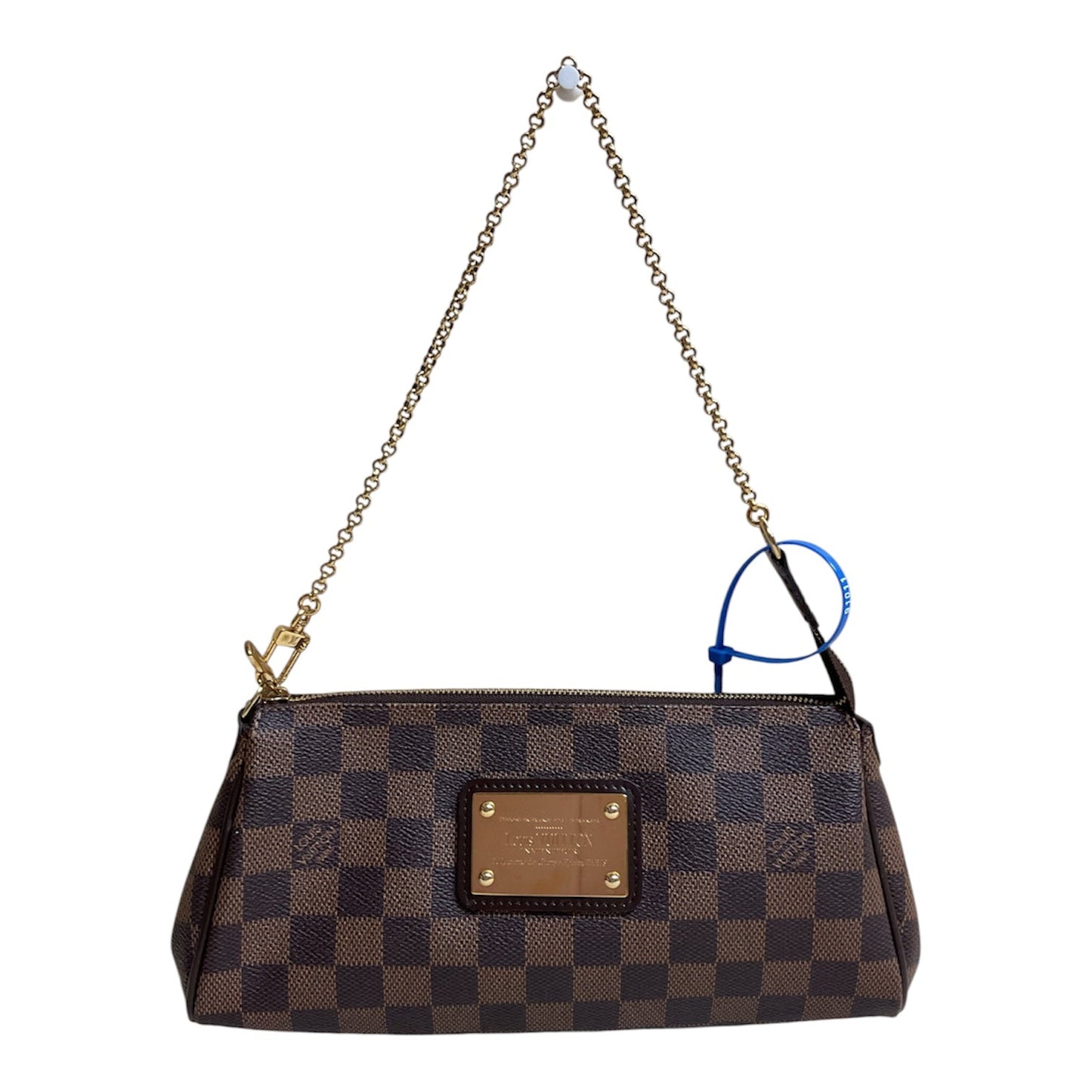 Handbag Luxury Designer By Louis Vuitton In Brown & Gold, Size:Small