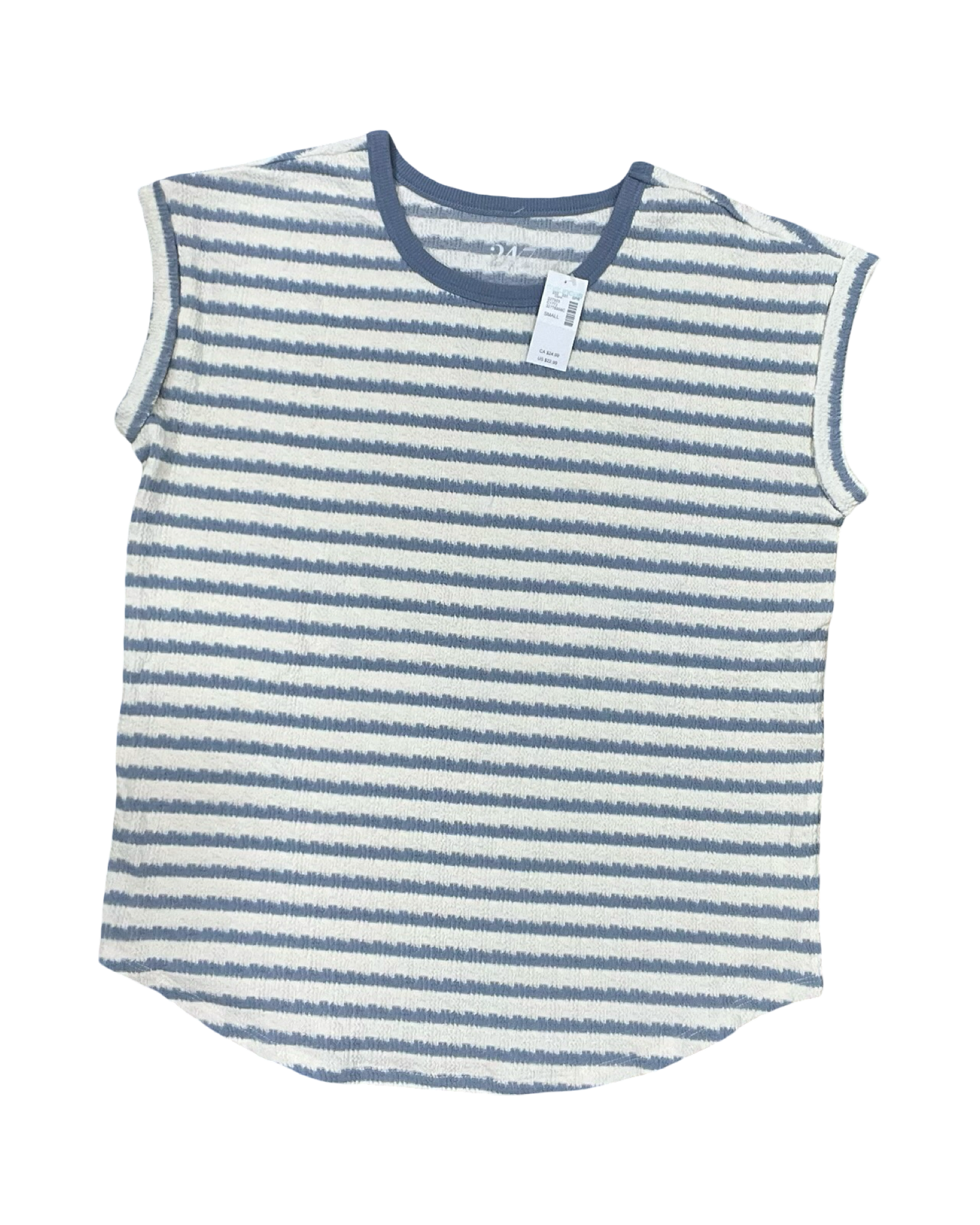 Top Ss By Maurices In Blue & Cream, Size:S