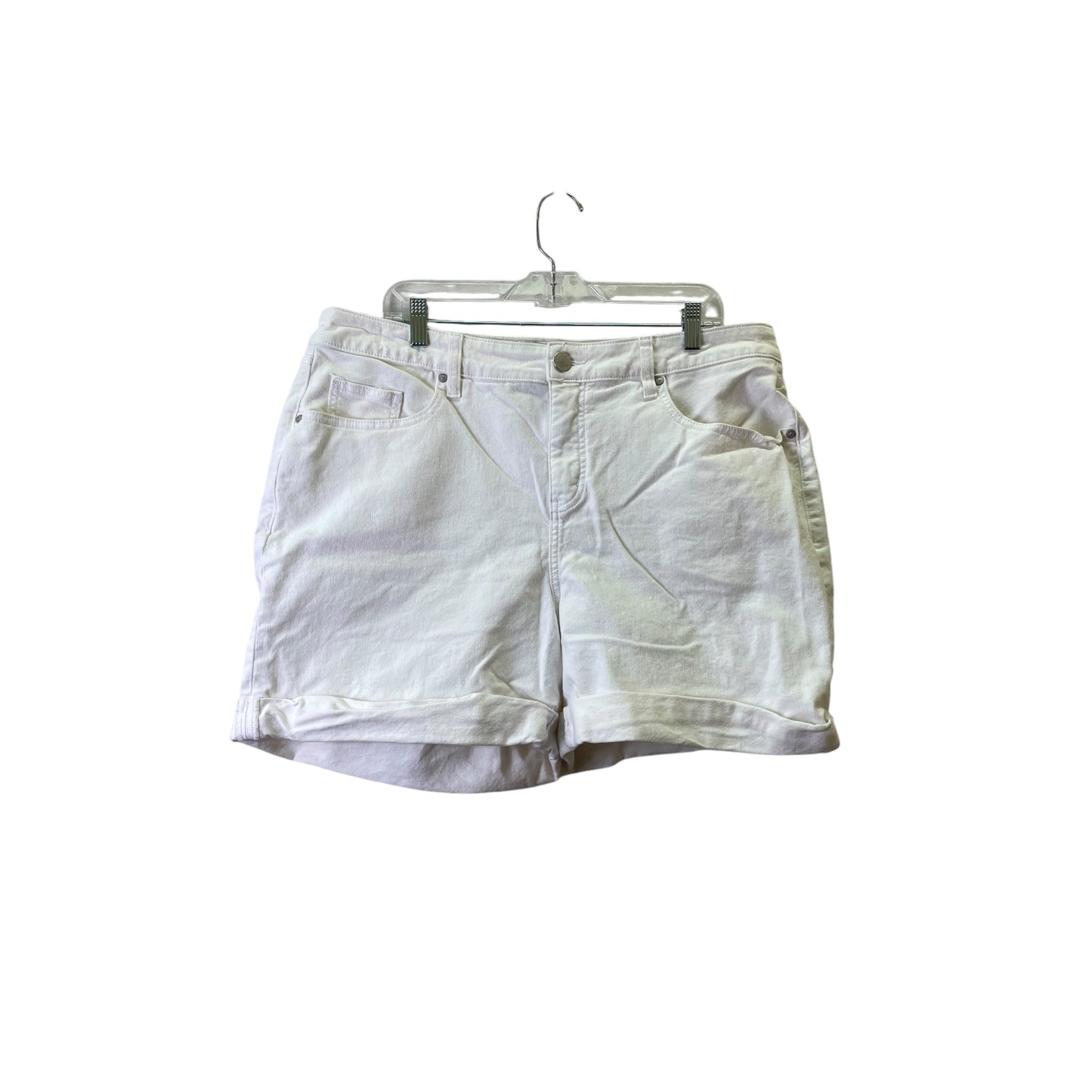 Shorts By Lane Bryant In White, Size:16