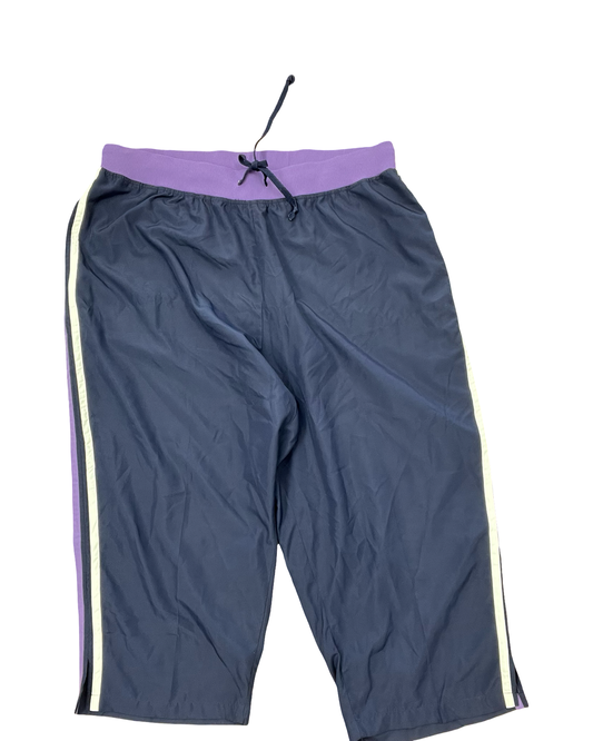 Athletic Pants By Just My Size In Blue & Purple, Size:3X