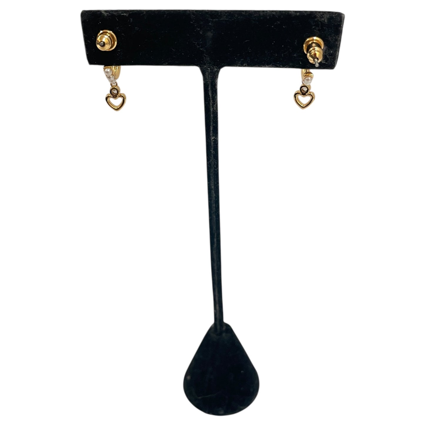 Earrings Designer By Kate Spade In Gold & White