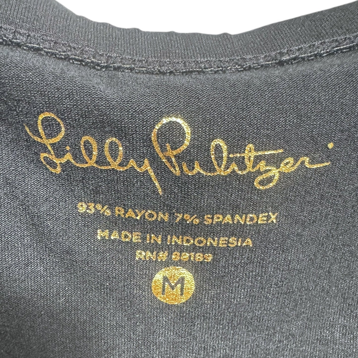 UPF 50+ Sophie Dress Designer By Lilly Pulitzer In Black, Size: M