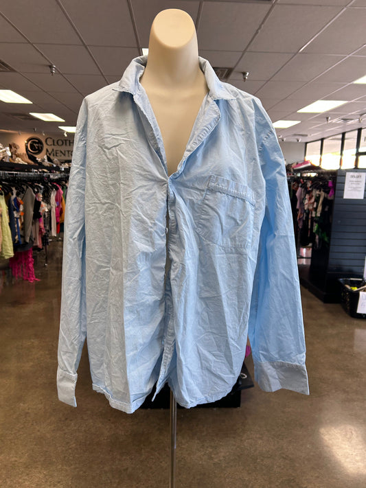 Top Ls By Skims In Blue, Size:L