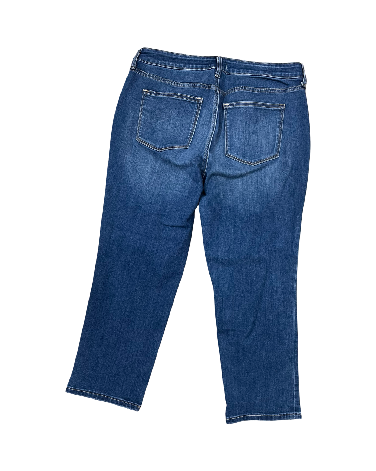 Jeans Cropped By Sonoma In Blue Denim, Size:12