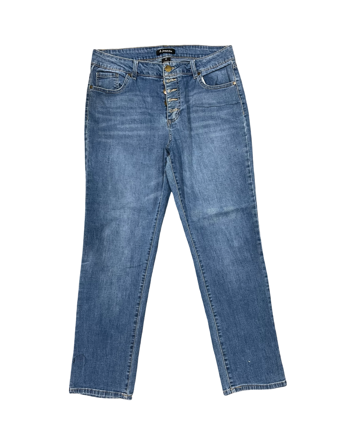 Jeans Boot Cut By Clothes Mentor In Blue Denim, Size:12