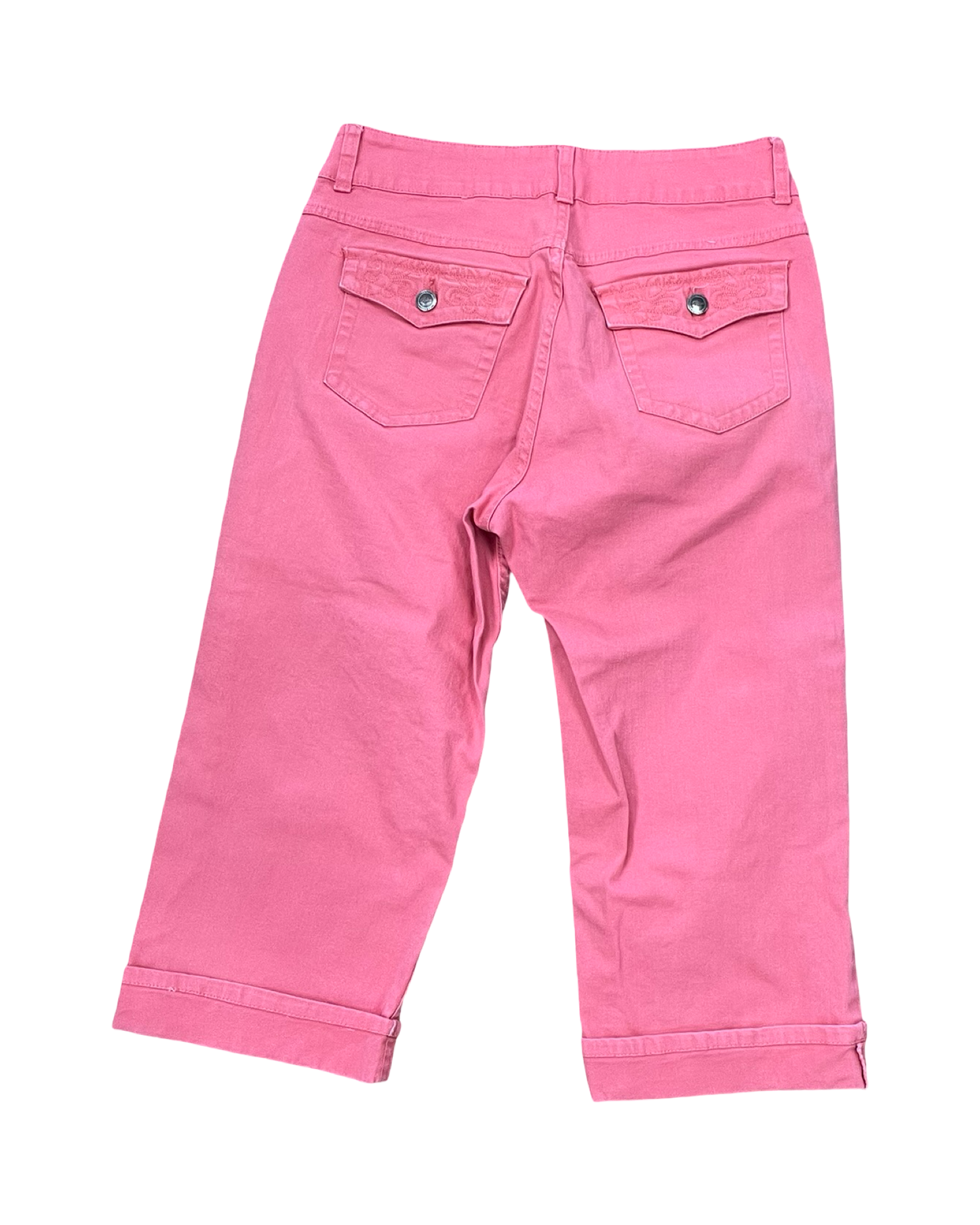 Jeans Cropped By Riders In Coral, Size:8