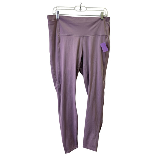 Athletic Leggings By All In Motion In Mauve, Size:Xxxl