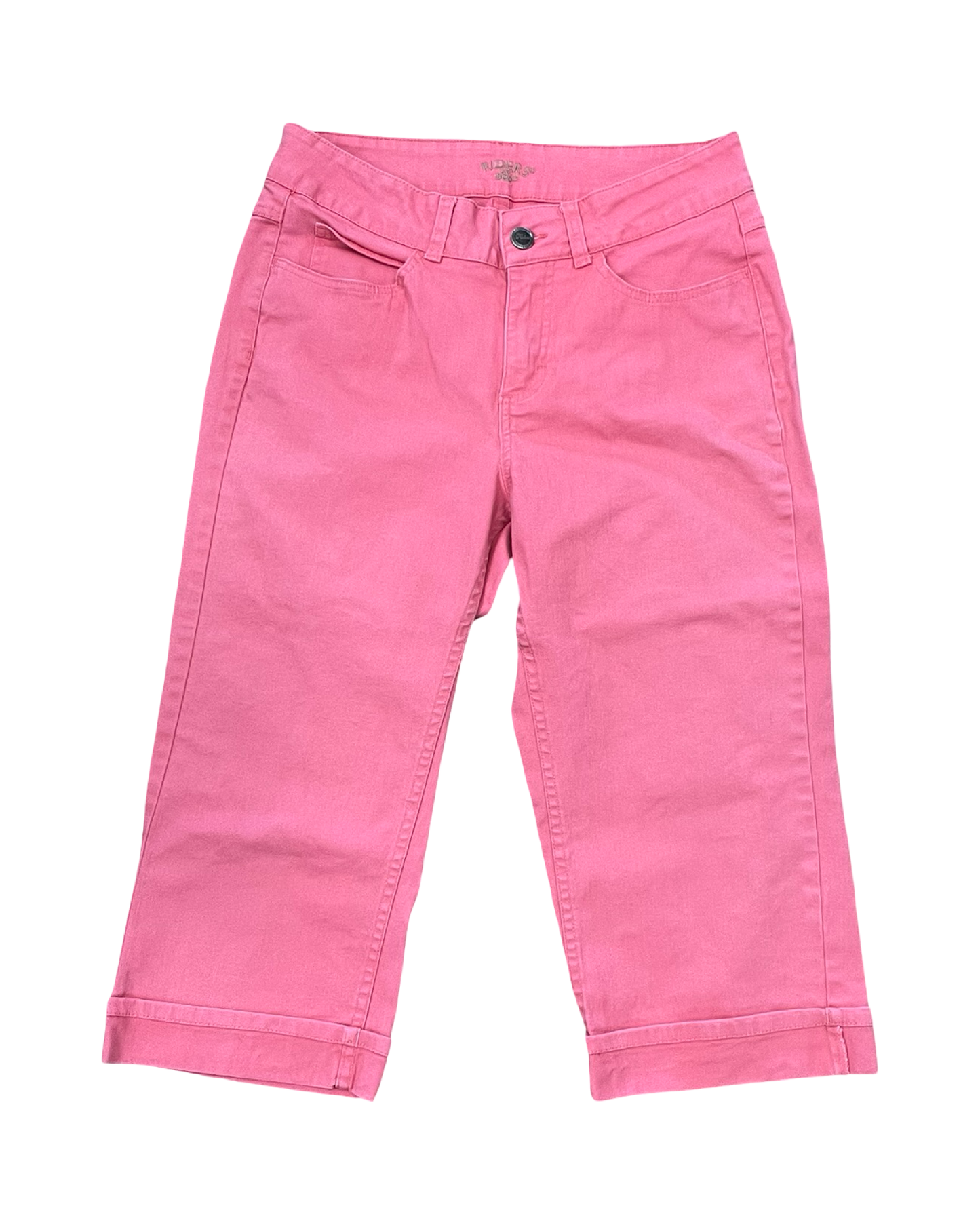 Jeans Cropped By Riders In Coral, Size:8