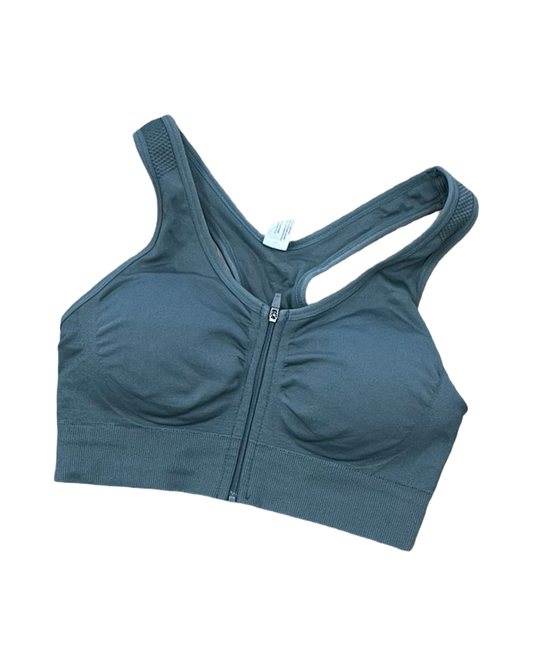 Athletic Bra By 90 Degrees By Reflex In Green, Size:M
