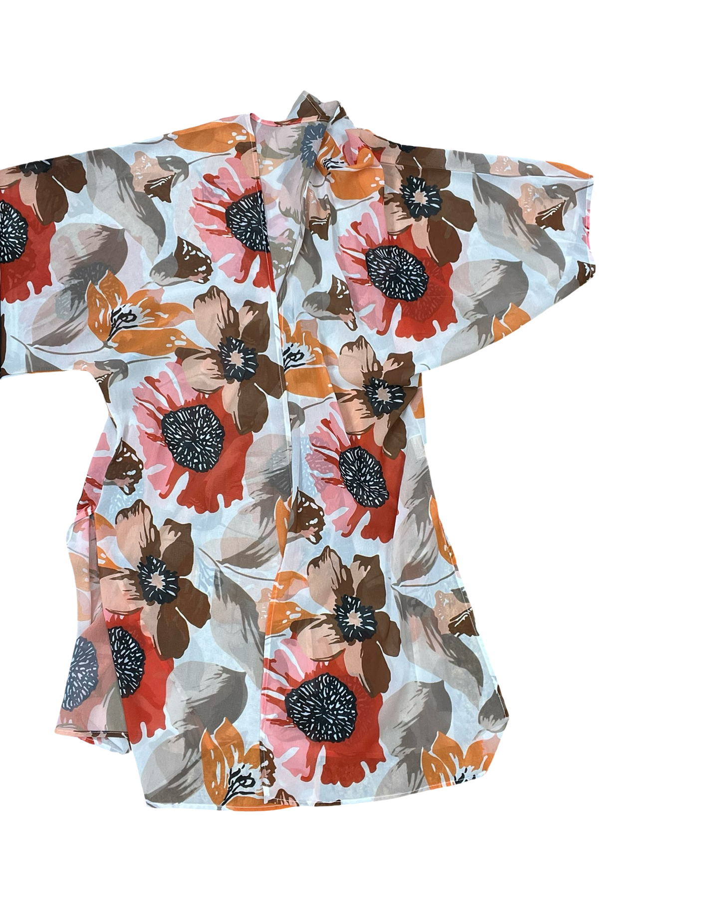 Cardigan By Clothes Mentor In Floral Print, Size:M