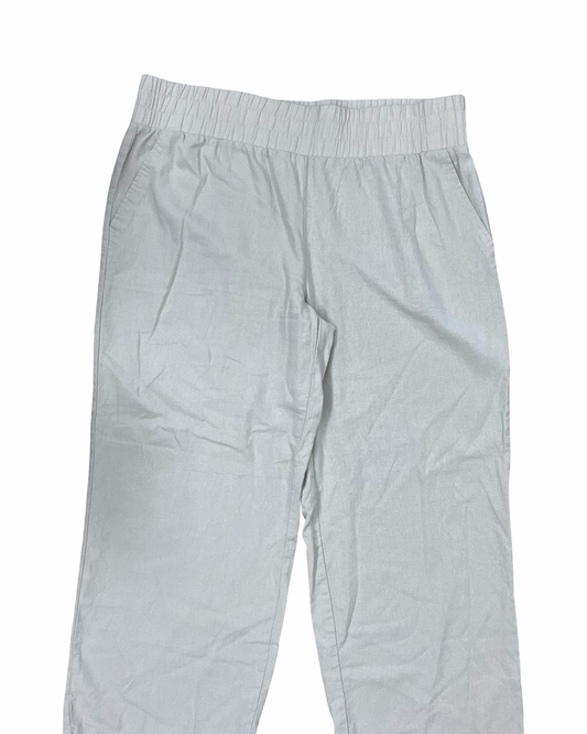 Pants Linen By Clothes Mentor In Cream, Size:Xl