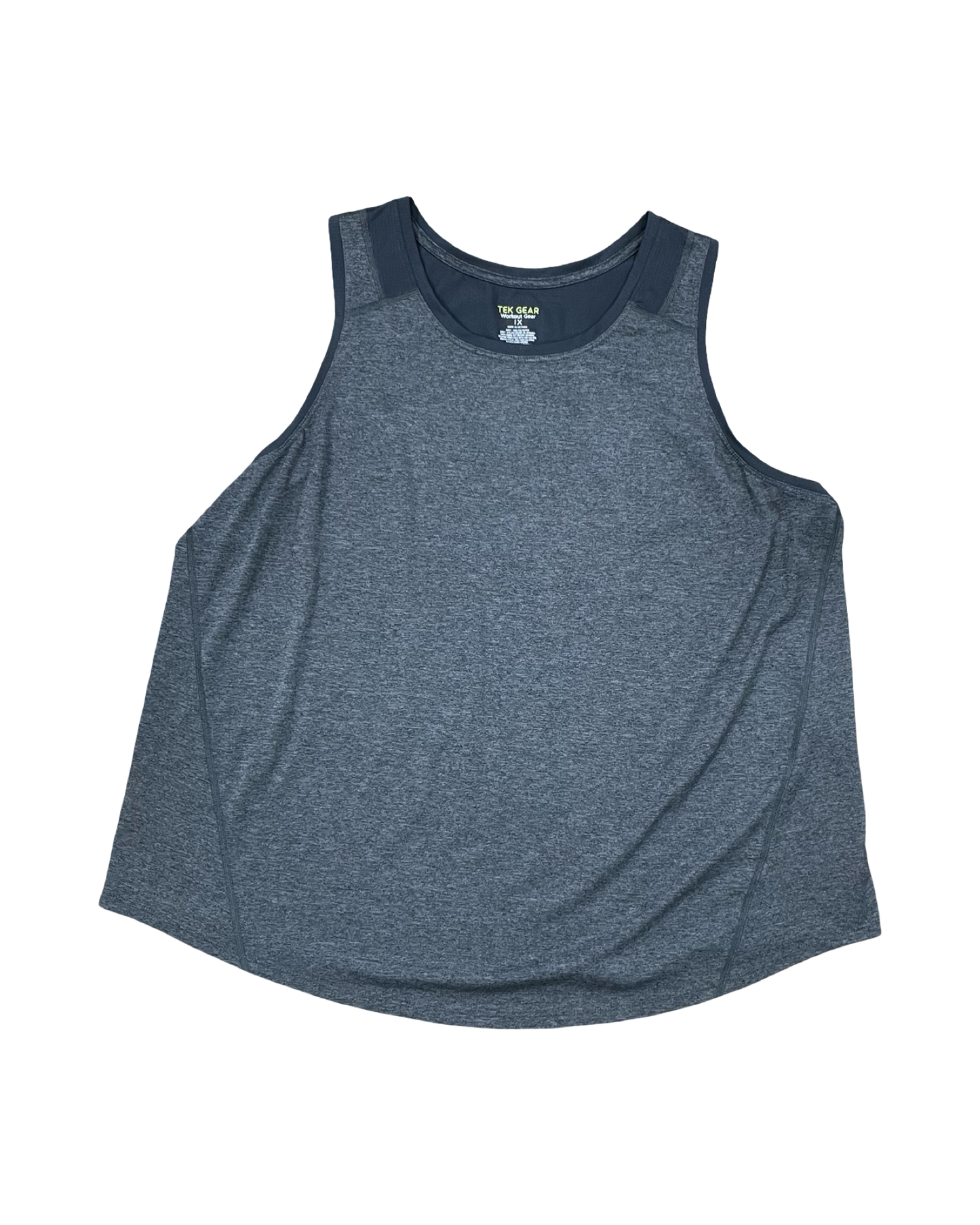 Athletic Tank Top By Tek Gear In Grey, Size:1X